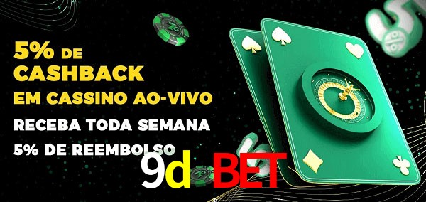 Promoções do cassino ao Vivo 9d bet